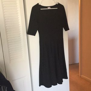 LuLaRoe Nicole size Medium. Black. Worn once.